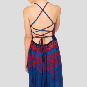 Backless Tie-Up Dress